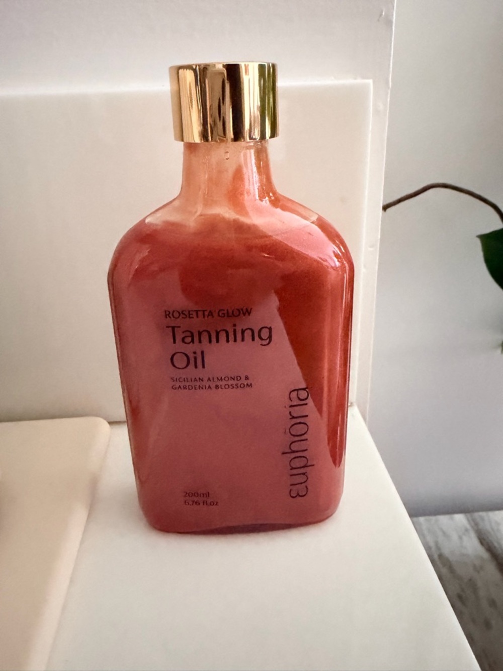 Euphoria Rosetta Glow Pink Tanning Oil - 200 ml 6.76 fl oz